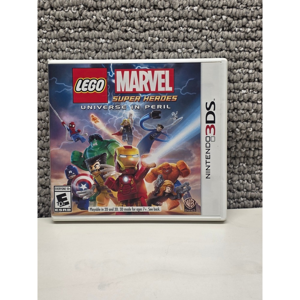 LEGO Marvel Super Heroes Universe in Peril Nintendo 3DS Game Complete CIB 2013